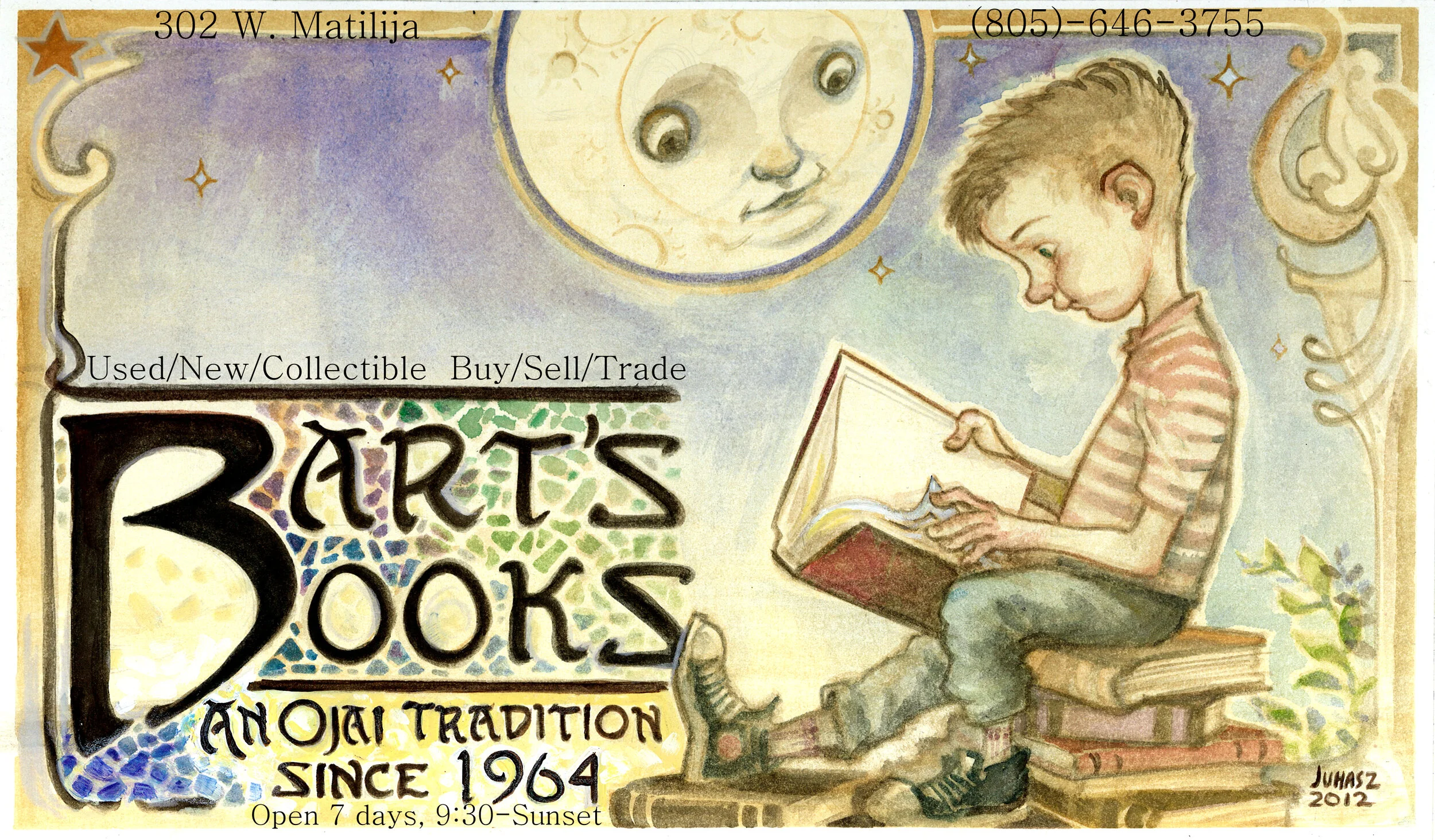 Bart's Books advertisement from 2012
